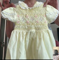 Vintage - Yellow Smocked Dress - 2T