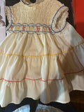 Red Yellow and Blue Handsmocked Dress
