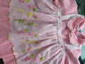 Vintage - Pink Gingham Apron Dress
