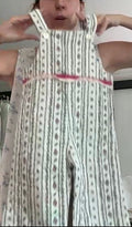Vintage - Quilted Overalls - 3T