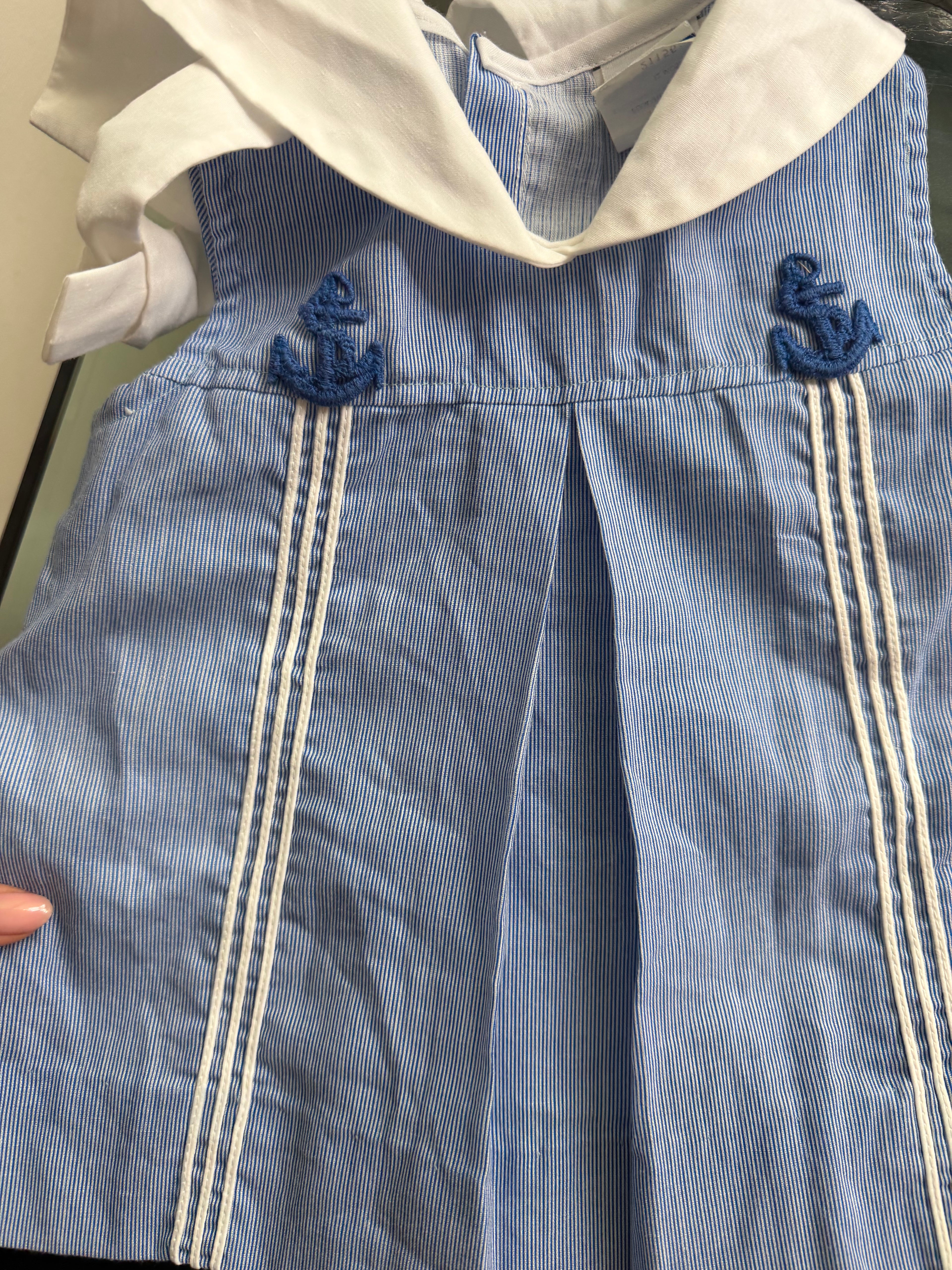 Two Anchors Dress 12m