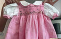 Vintage Pink Smocked Dress