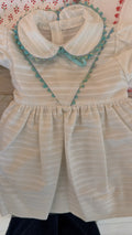 Simona Dress - Bespoke Green Trim