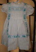 Athena Dress - Vintage Ribbon and Handsmocked