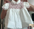 Vintage - Smocked & Embroidered Roses Dress
