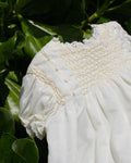 Pale Yellow Hand Smocked Dress - 6M
