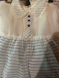 Blue Stripes Vintage Dress