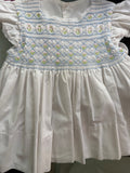 Pink flowers Smocked Dress