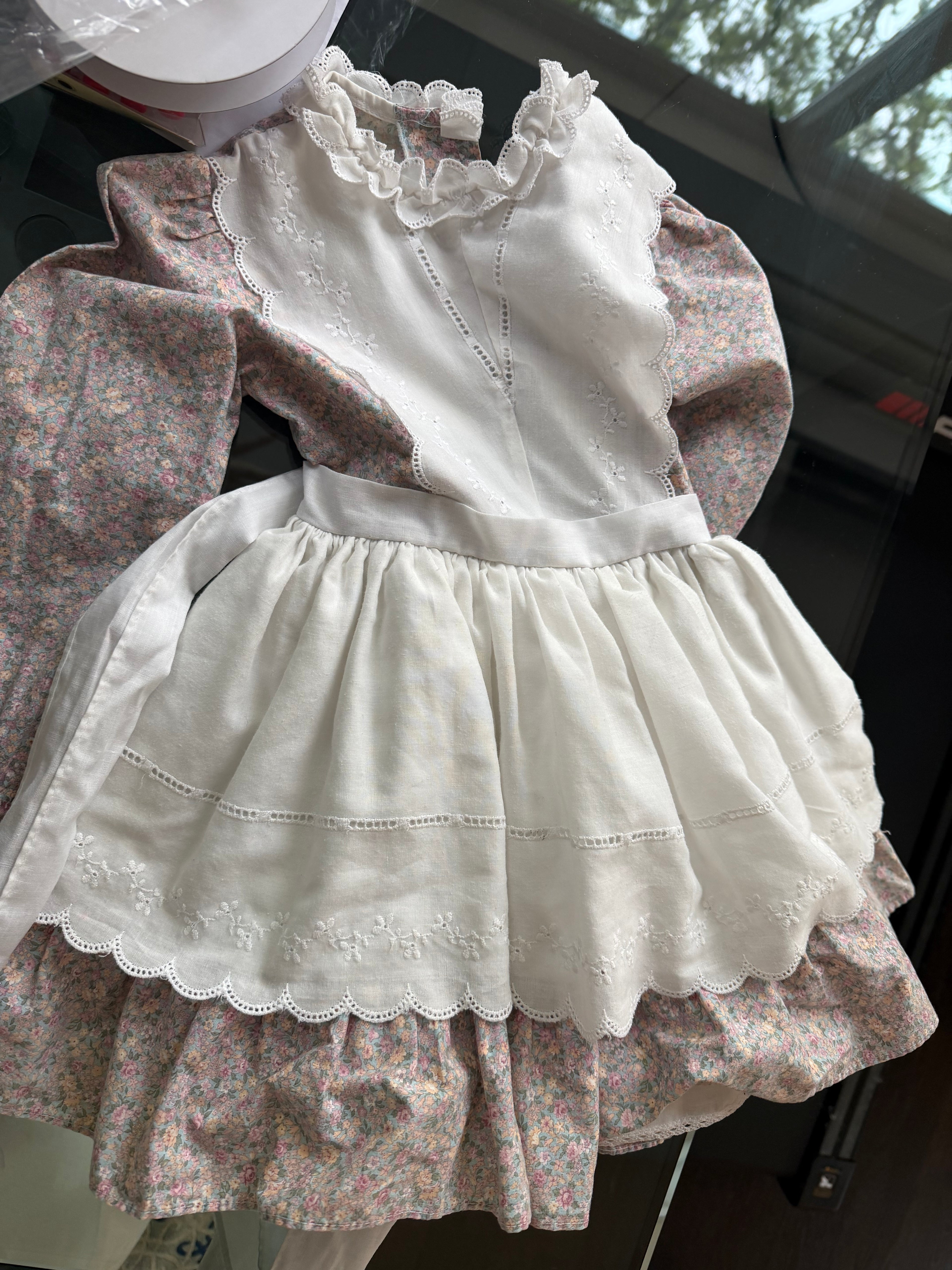 Carmen Vintage Floral Apron Dress