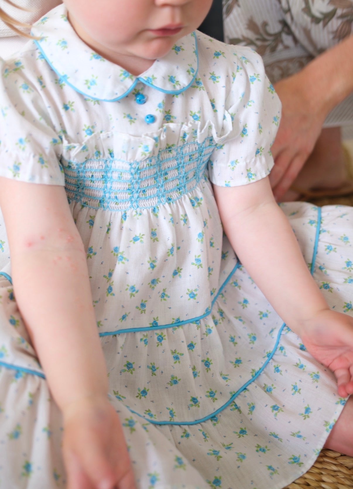 Light Blue Floral Dress