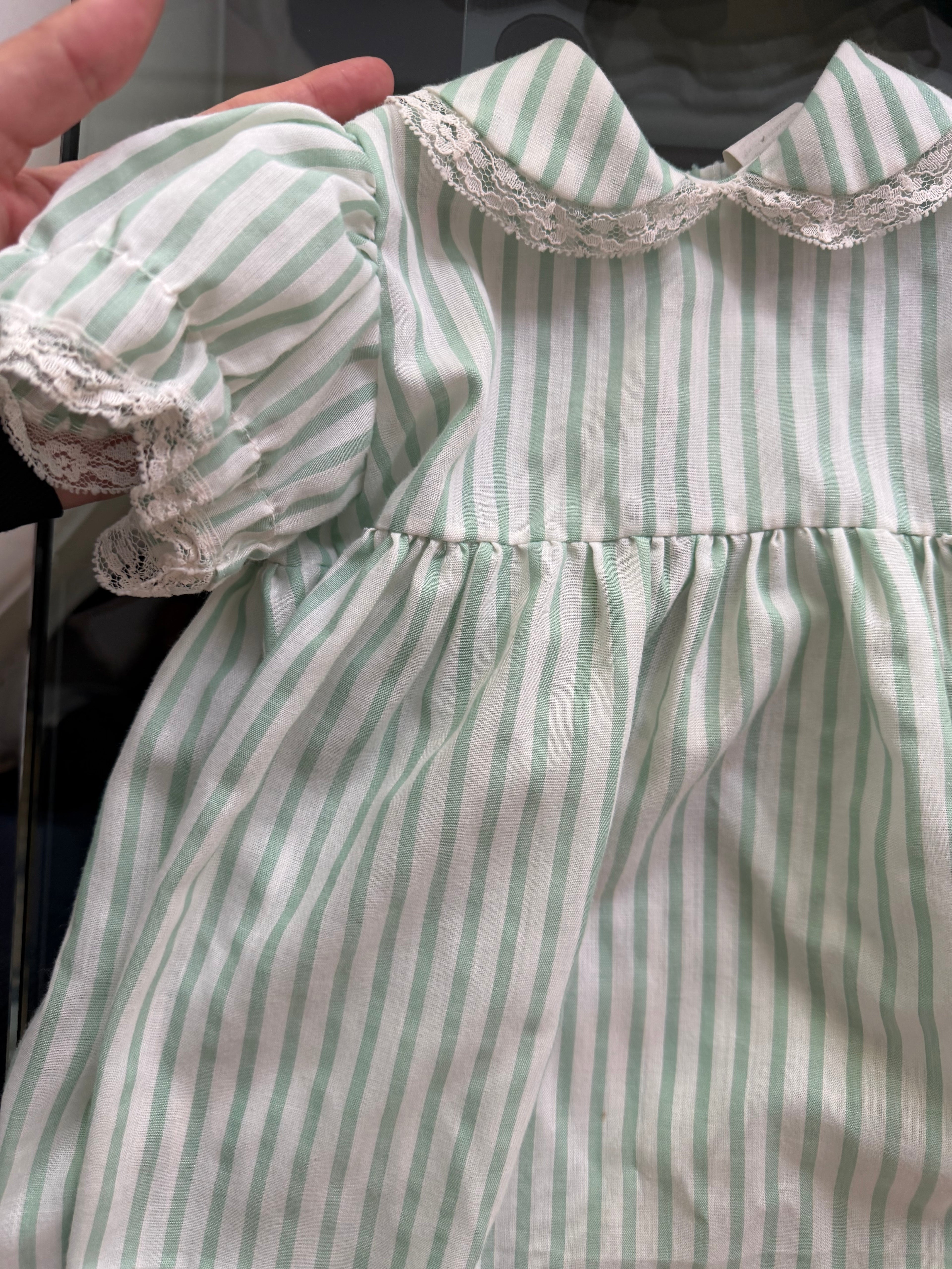 Green Striped Dress