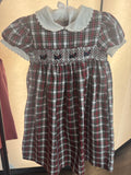 Plaid Scottie Dress-  6T
