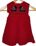 Scottie Red Dress - 4T